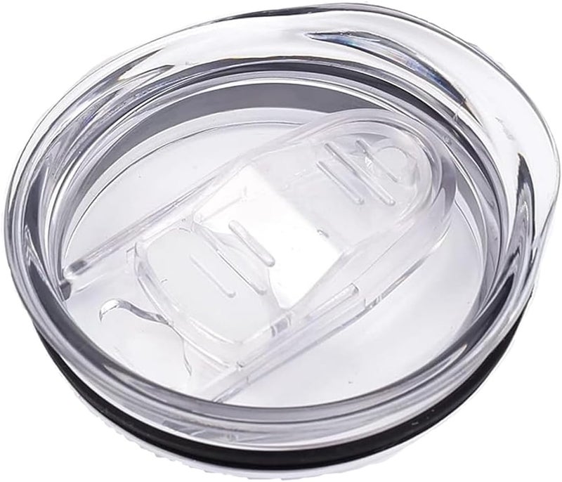 Engorgio 20oz Skinny Tumbler Replacement Lids, 2.75in Cup Mouth Compatible with YETI Rambler and More Tumbler Cups，Spill Proof Splash Resistant Silicone Sliding Covers. - Image 1